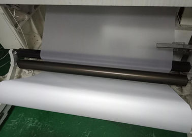 White Translucent Matte PET Film Surface Uniformity / Low Sub Degree For Printing
