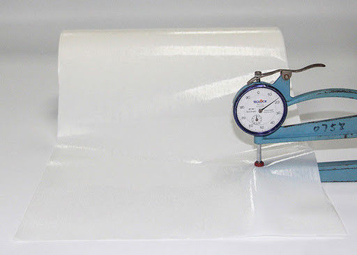 Milk White Translucent Polyester Hot Melt Adhesive Film Roll 0.12mm