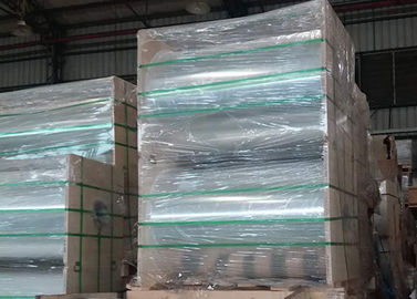 Anti Static Transparent Window Film PET / OPS Material Winding Up Neatly No Burrs No Hair