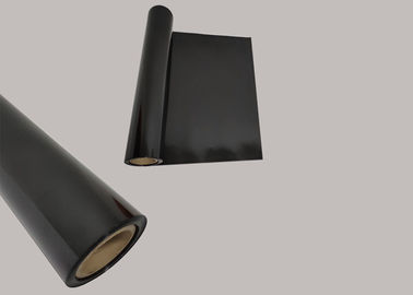 Single Sided Black Polyester Film High Rigidity Thickness 25um Low Water Absorption