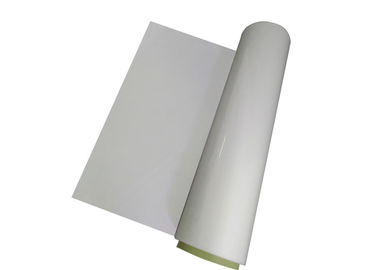 Electronic Machinery Motor White PET Film , Polyester Pet Adhesive Film High Temperature