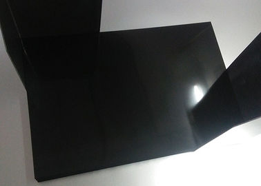 Bright Black PET Film Sheet Surface Light Non Toxic For Shading / Insulation